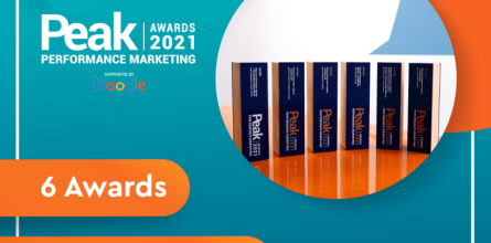 6 Awards & 4 Case Studies in the Peak Performance Marketing Awards 2021 supported By Google