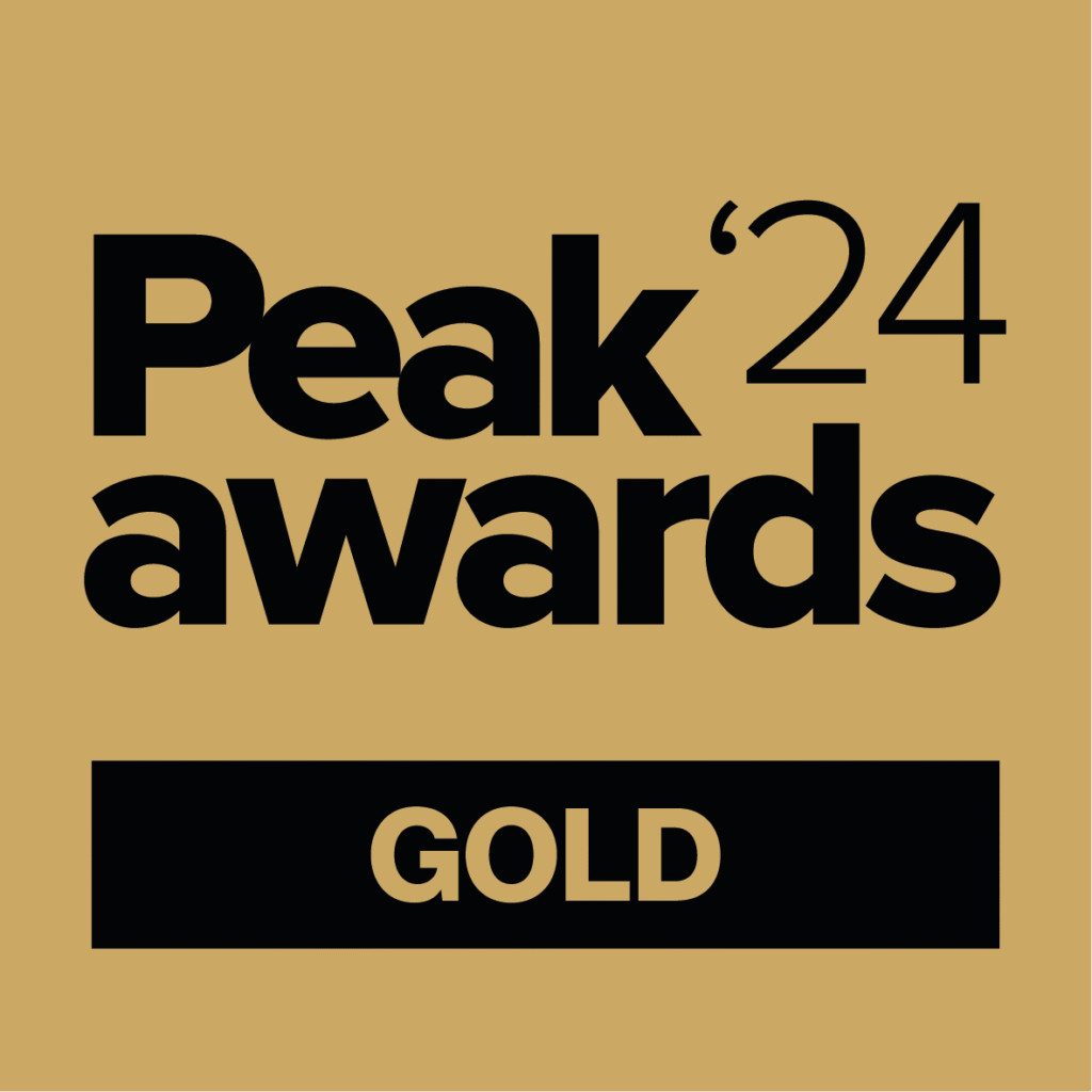 Peak Awards 2024 Stickers Gold